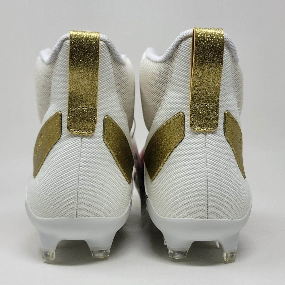 Adidas Adizero Chaos Football Cleats Off White/Gold/Floral Unisex Men 10/Wmns 11 - Picture 6 of 12